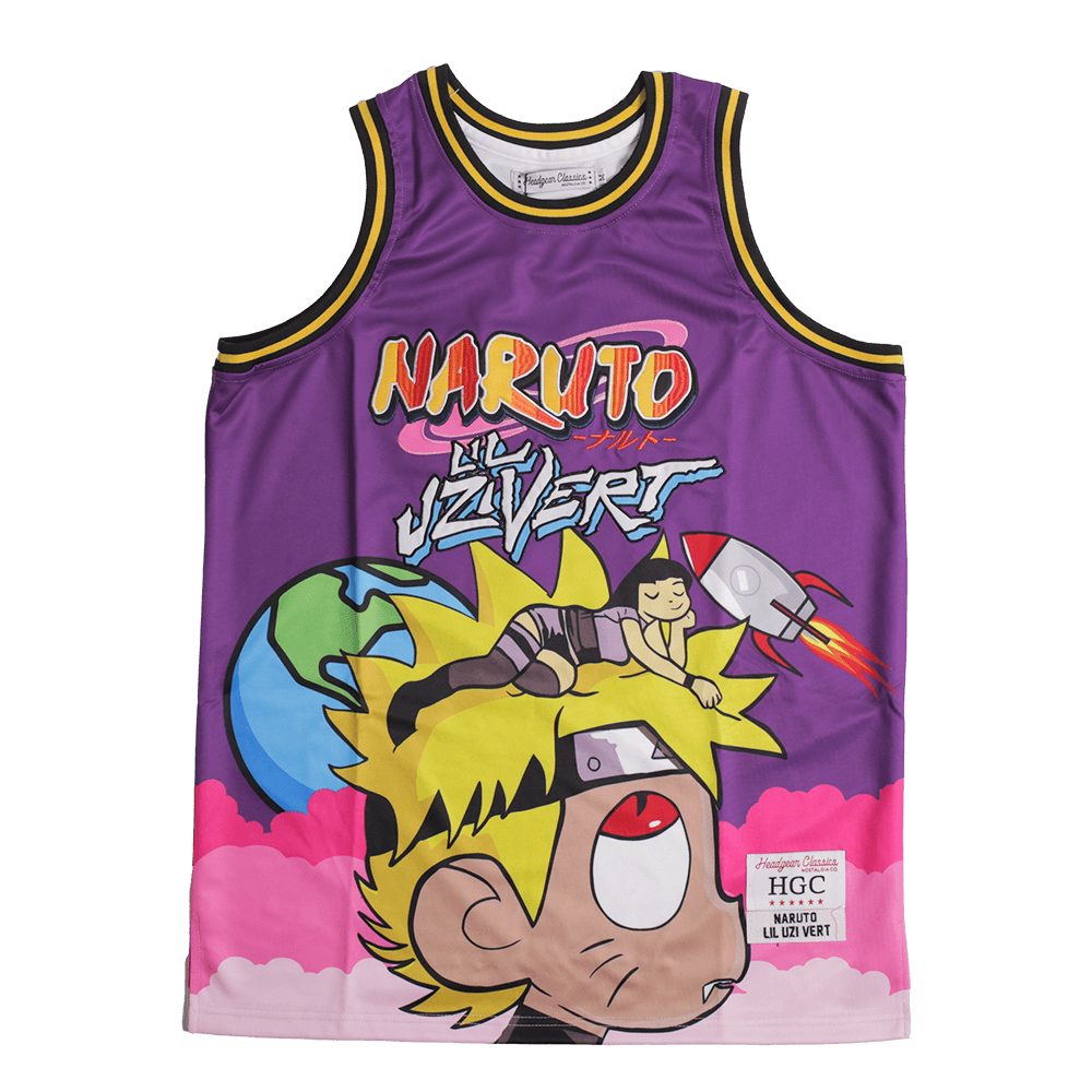 NARUTO X UZI VERT YOUTH BASKETBALL JERSEY FUSE - Allstarelite.com