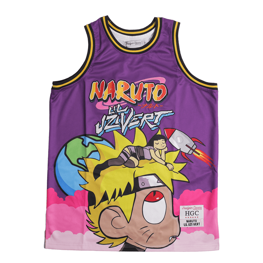 NARUTO X UZI VERT YOUTH BASKETBALL JERSEY FUSE - Allstarelite.com