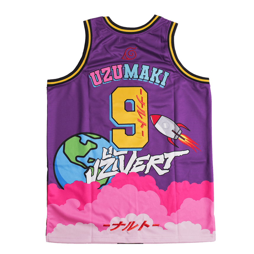 NARUTO X UZI VERT YOUTH BASKETBALL JERSEY FUSE - Allstarelite.com