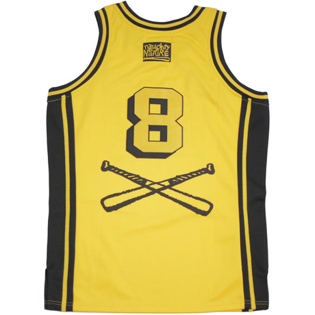 Naughty By Nature Yellow Basketball Jersey - Allstarelite.com