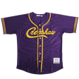 NIPSEY CRENSHAW PURPLE ALT BASEBALL JERSEY - Allstarelite.com