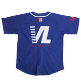 NIPSEY HUSSLE VICTORY BASEBALL JERSEY BLUE - Allstarelite.com