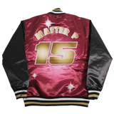 NO LIMIT SATIN JACKET BURGUNDY - Allstarelite.com