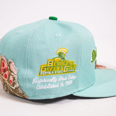 NORFOLK STATE UNIVERSITY FRAYED FITTED HAT - Allstarelite.com