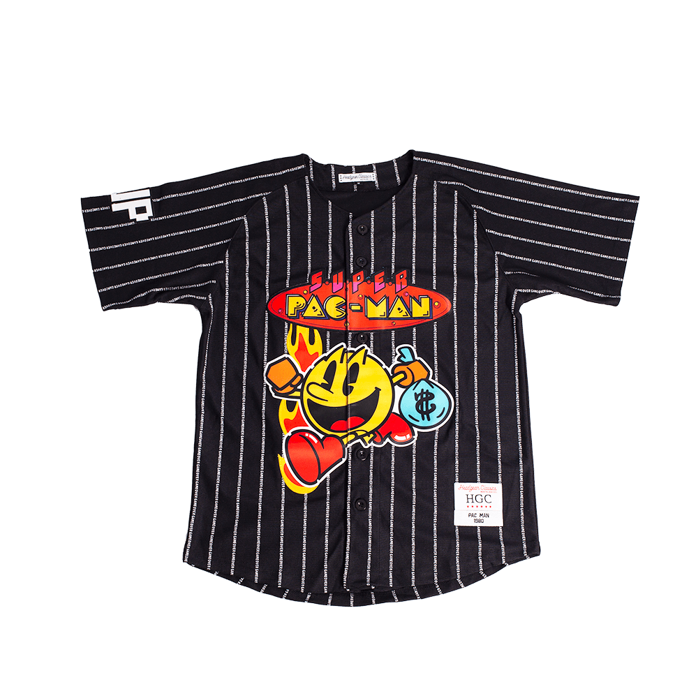 PAC MAN BUTTON DOWN JERSEY - Allstarelite.com