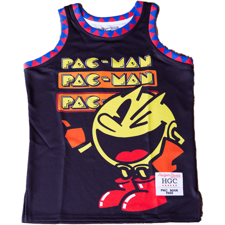 PACMAN BASKETBALL JERSEY BLACK - Allstarelite.com