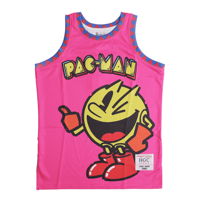 PACMAN BASKETBALL JERSEY PINK - Allstarelite.com