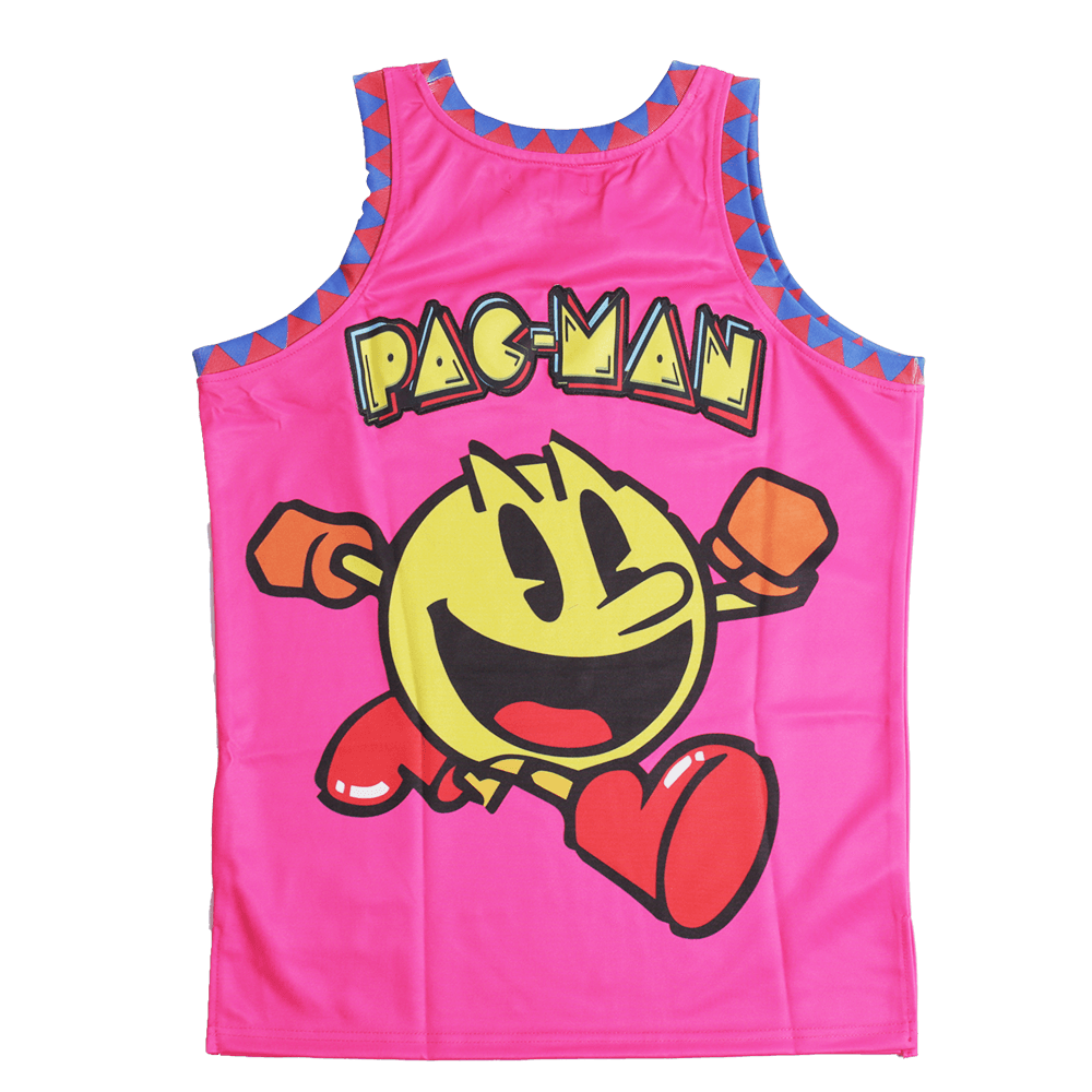 PACMAN BASKETBALL JERSEY PINK - Allstarelite.com