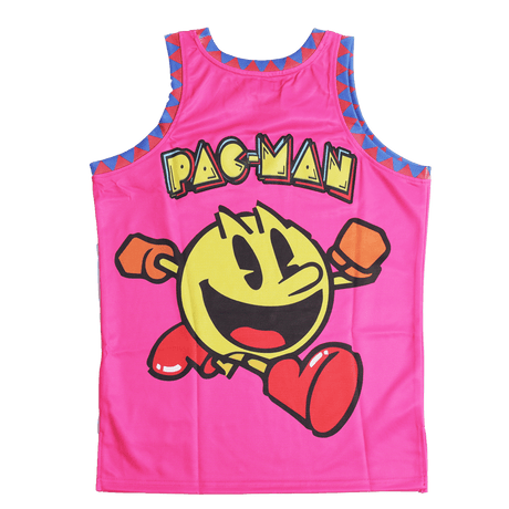 PACMAN BASKETBALL JERSEY PINK - Allstarelite.com