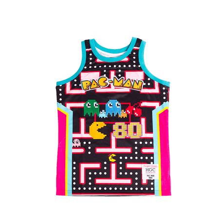 PACMAN GAME OVER BASKETBALL JERSEY - Allstarelite.com