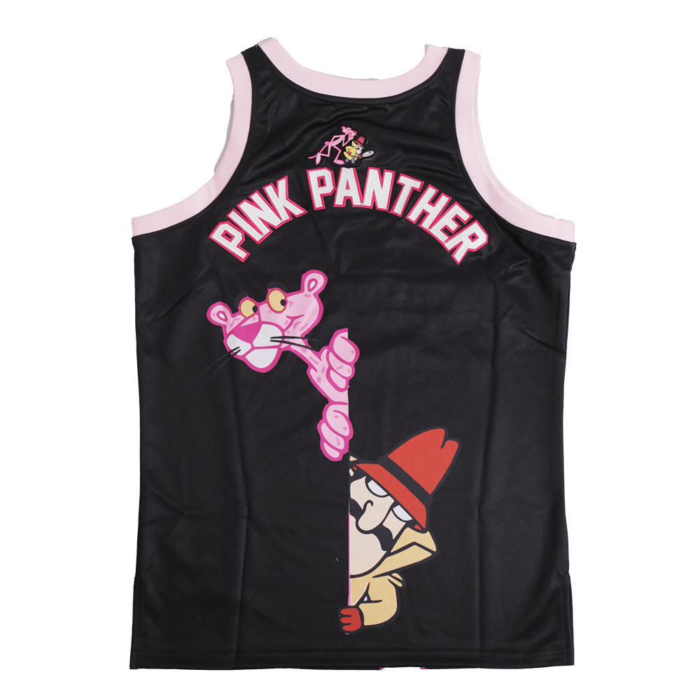 PINK PANTHER BASKETBALL JERSEY BLACK - Allstarelite.com