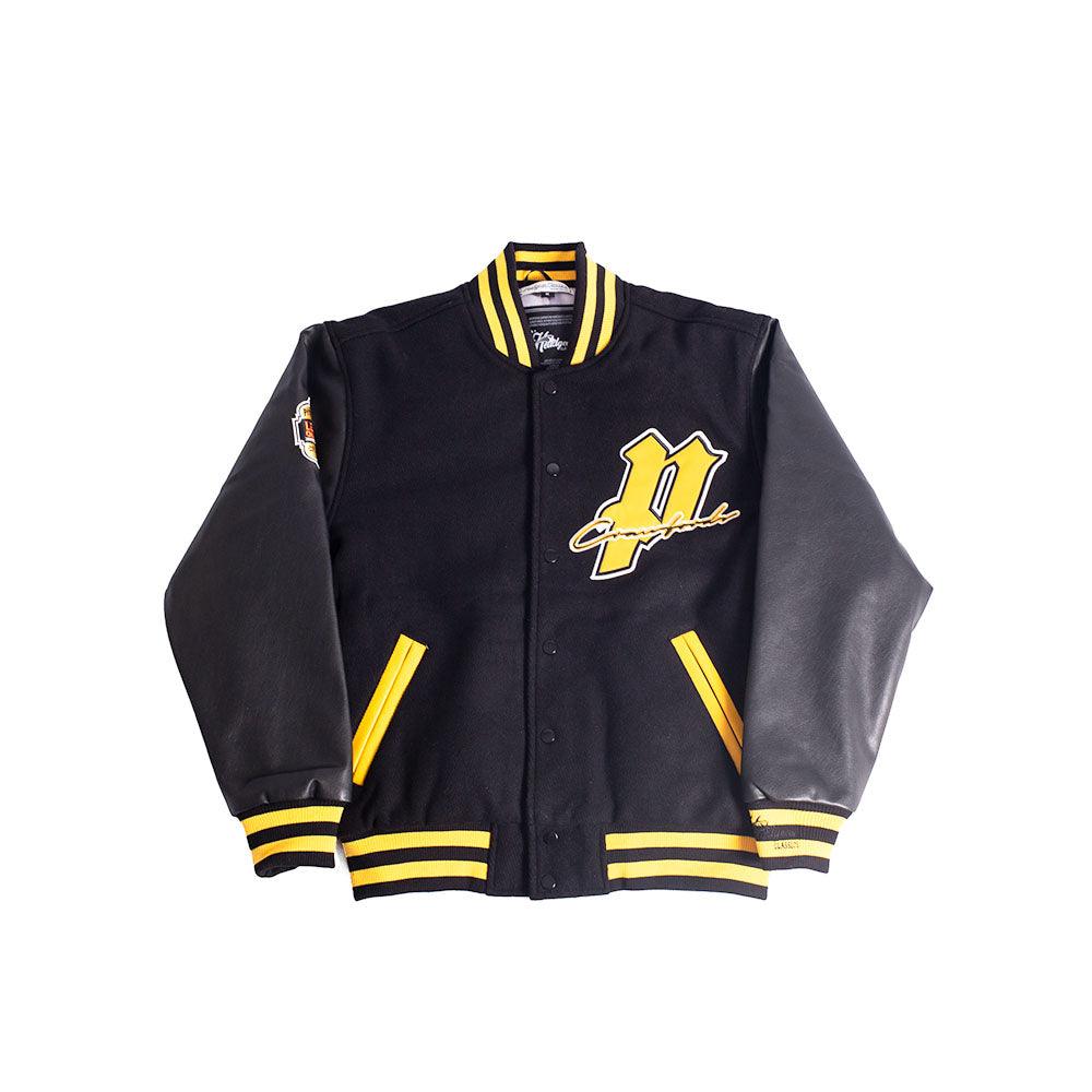 Pittsburgh Crawfords Negro League Varsity Jacket In Black - Allstarelite.com