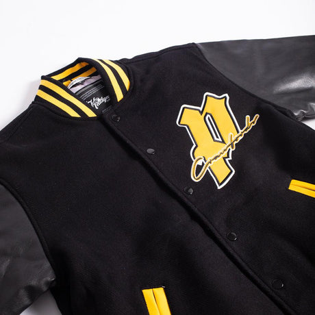 Pittsburgh Crawfords Negro League Varsity Jacket In Black - Allstarelite.com