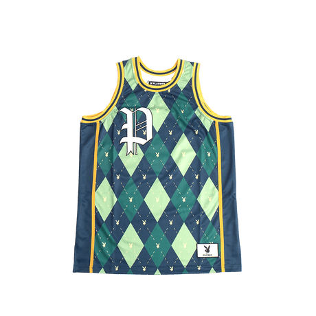 PLAYBOY ARGYLE PATTERN BASKETBALL JERSEY ARGYLE PATTERN - Allstarelite.com