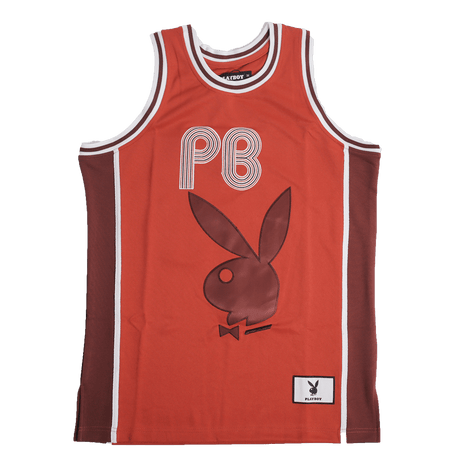 PLAYBOY RED BASKETBALL JERSEY RED XS - Allstarelite.com