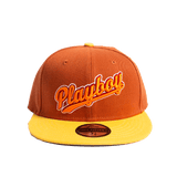 PLAYBOY STAY PLAYFUL TAN FITTED HAT - Allstarelite.com