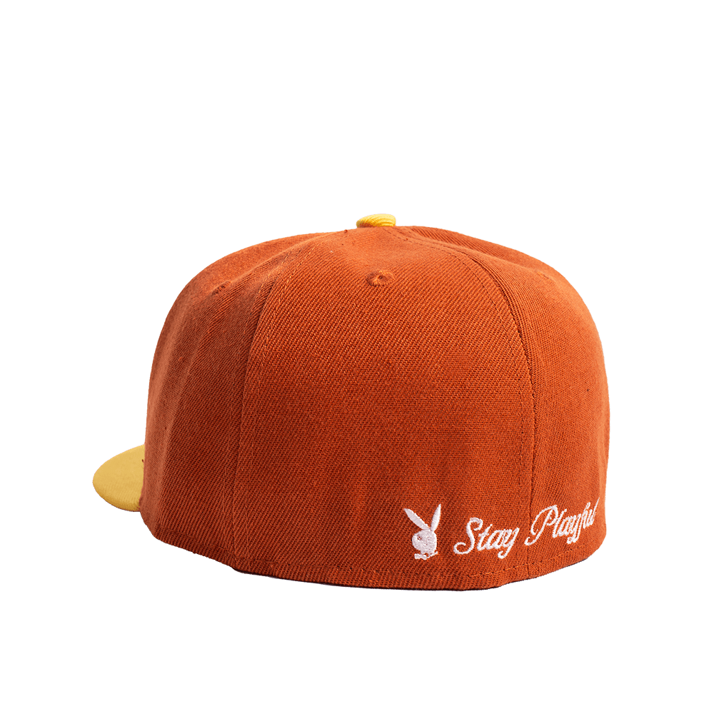 PLAYBOY STAY PLAYFUL TAN FITTED HAT - Allstarelite.com