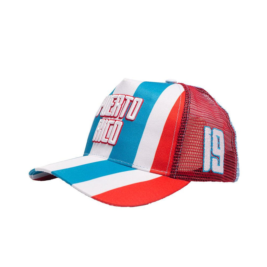 PUERTO RICO SOCCER TRUCKER HAT - Allstarelite.com