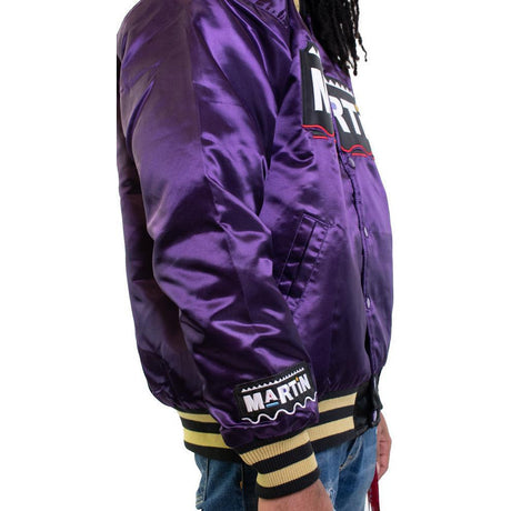 Purple Martin Marty Marr Satin Jacket - Allstarelite.com