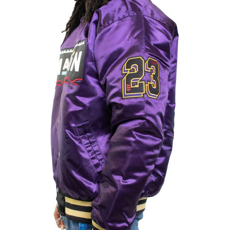 Purple Martin Marty Marr Satin Jacket - Allstarelite.com