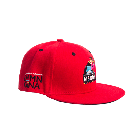 RED DAMN GINA FITTED HAT - Allstarelite.com