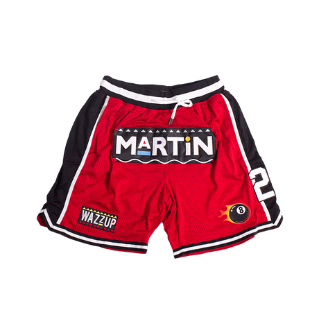 RED MARTIN BASKETBALL SHORTS - Allstarelite.com