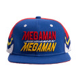 RED/BLUE MEGAMAN ZIGZAG FITTED HAT - Allstarelite.com