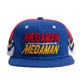 RED/BLUE MEGAMAN ZIGZAG FITTED HAT - Allstarelite.com