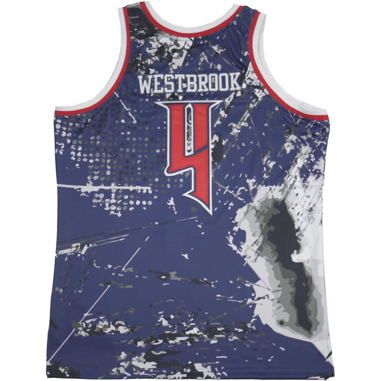 RUSSELL WESTBROOK NAVY ALTERNATE BASKETBALL JERSEY - Allstarelite.com