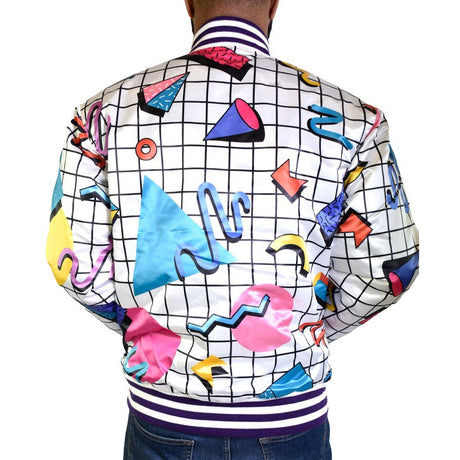 SAVED BY THE BELL WHITE SATIN JACKET - Allstarelite.com