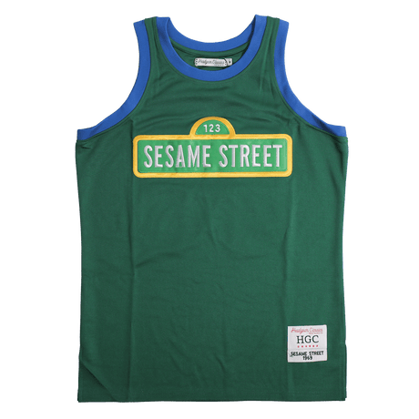 SESAME STREET BASKETBALL JERSEY GREEN - Allstarelite.com