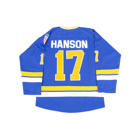 SLAP SHOT CHIEFS HOCKEY JERSEY IN NAVY - Allstarelite.com