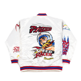 SPEED RACER SATIN JACKET WHITE - Allstarelite.com