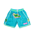 SPRAYPAINT FRESH PRINCE BASKETBALL SHORTS LT BLUE - Allstarelite.com