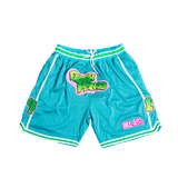 SPRAYPAINT FRESH PRINCE BASKETBALL SHORTS LT BLUE - Allstarelite.com