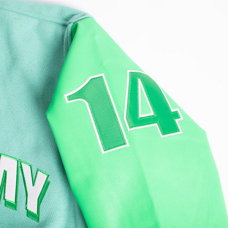 The Fresh Prince Bel-Air Academy Varsity Jacket In Green - Allstarelite.com