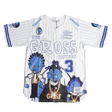 THE GROSS SISTERS TRIO BASEBALL JERSEY WHITE - Allstarelite.com