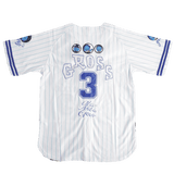 THE GROSS SISTERS TRIO BASEBALL JERSEY WHITE - Allstarelite.com