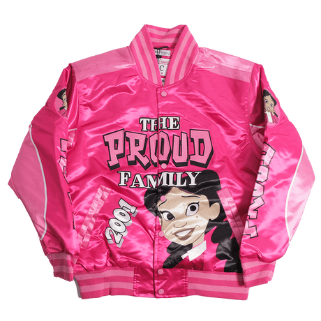 THE PROUD FAMILY PENNY SATIN JACKET PINK - Allstarelite.com