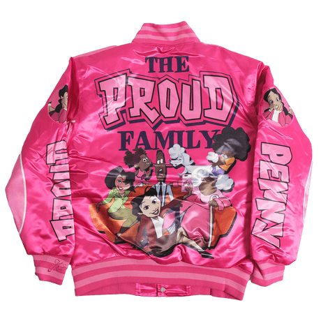 THE PROUD FAMILY PENNY SATIN JACKET PINK - Allstarelite.com