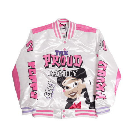 THE PROUD FAMILY PENNY SATIN JACKET WHITE - Allstarelite.com