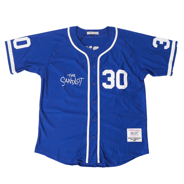 THE SANDLOT BASEBALL JERSEY BLUE - Allstarelite.com