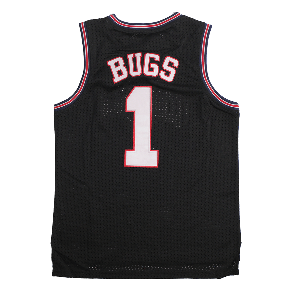 TUNE SQUAD BUGS BASKETBALL JERSEY IN BLACK - Allstarelite.com