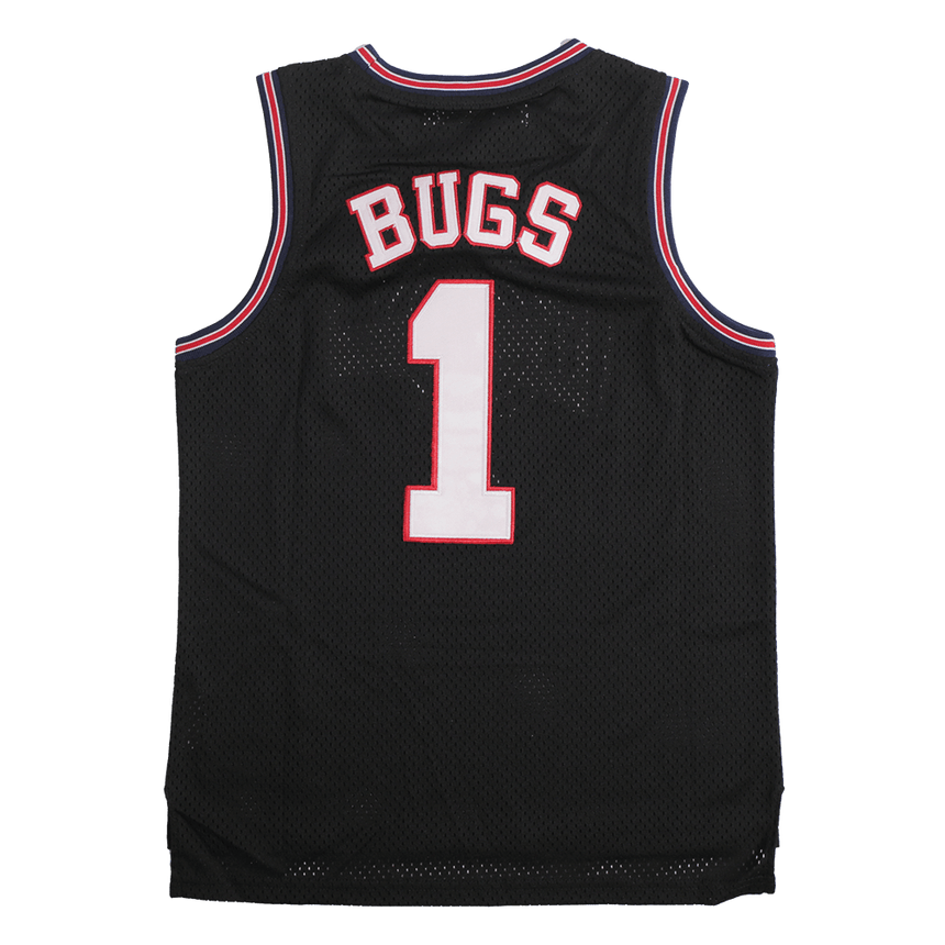 TUNE SQUAD BUGS YOUTH BASKETBALL JERSEY BLACK - Allstarelite.com