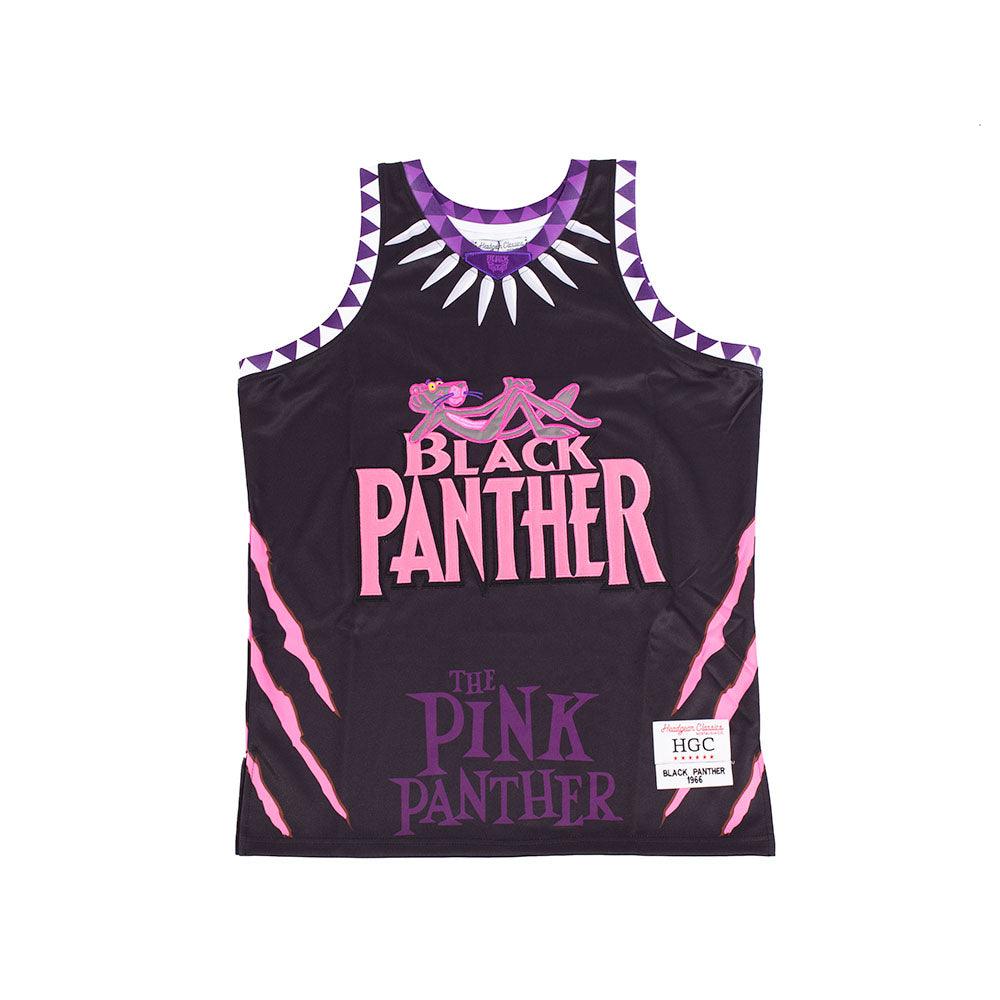 X PINK PANTHER BASKETBALL JERSEY BLACK - Allstarelite.com