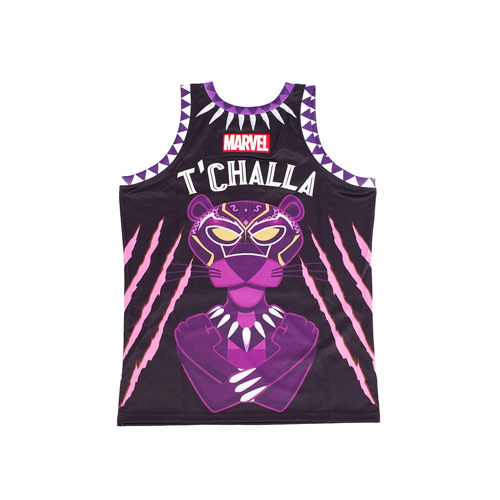 X PINK PANTHER BASKETBALL JERSEY BLACK - Allstarelite.com