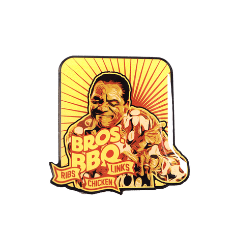 YELLOW BROS BBQ PIN - Allstarelite.com