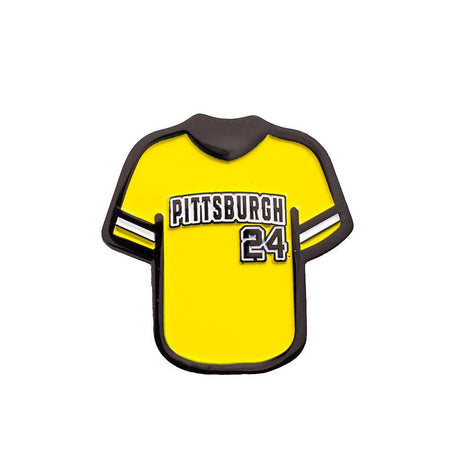 YELLOW PITTSBURGH CRAWFORDS JERSEY PIN - Allstarelite.com