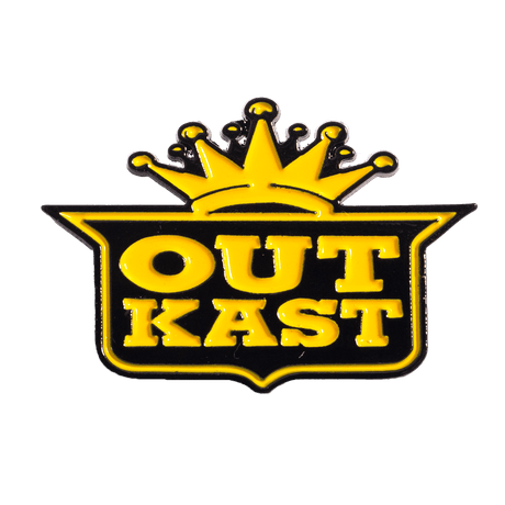 YELLOW/BLACK OUTKAST PIN - Allstarelite.com