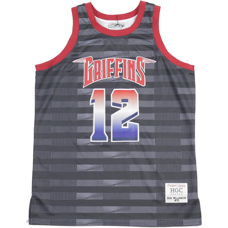 ZION WILLIAMSON ALTERNATE BLACK/RED HIGH SCHOOL BASKETBALL JERSEY - Allstarelite.com